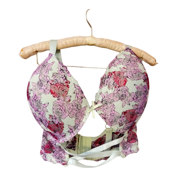 body Frosting Other - Body Frosting roses padded push up bra 44D